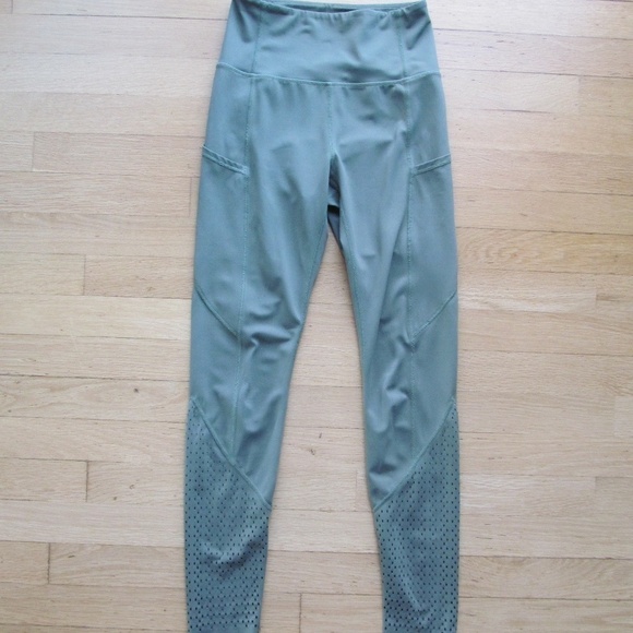 Zyia  Green Mesh Yoga Leggings Women's Size XS - Picture 1 of 7